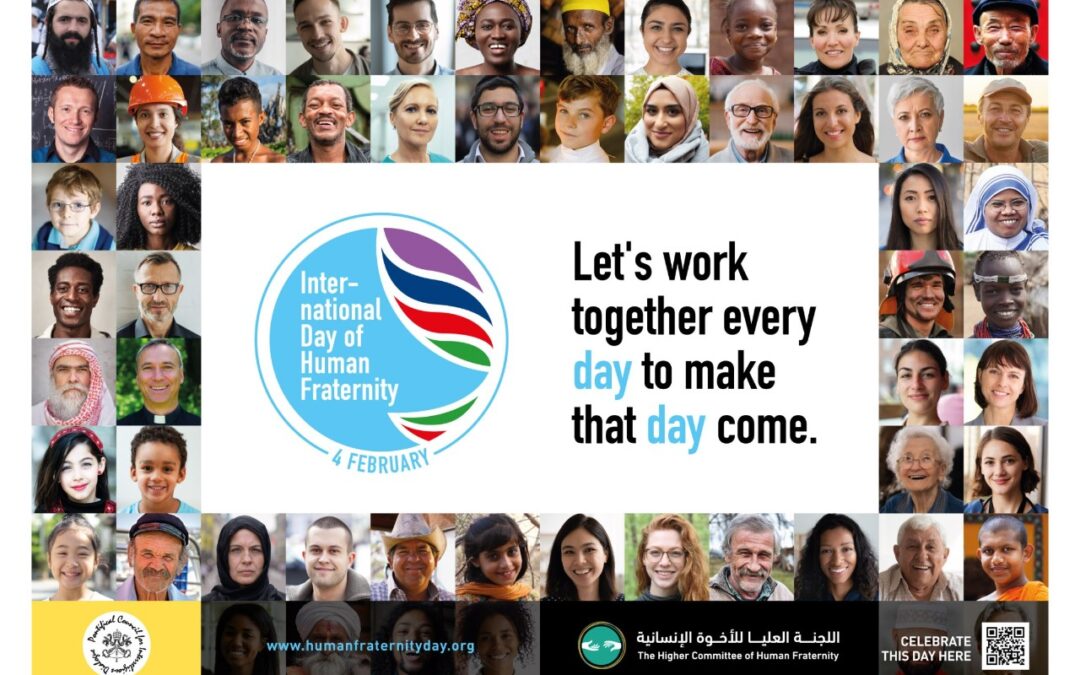 Bishop Alan McGuckian SJ welcomes the First International Day of Human Fraternity